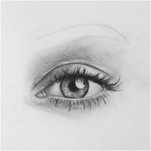 drawings of realistic eyes step by step